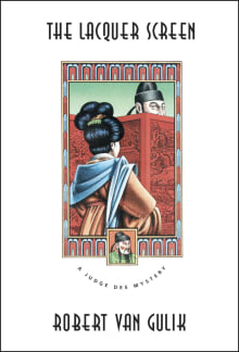 Book cover of The Lacquer Screen: A Chinese Detective Story