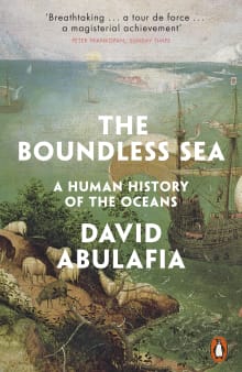 Book cover of The Boundless Sea: A Human History of the Oceans