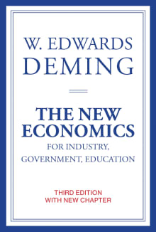 Book cover of The New Economics for Industry, Government, Education