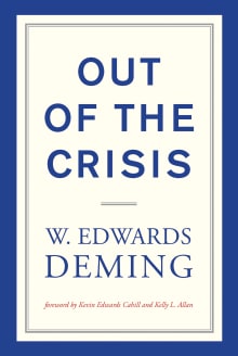 Book cover of Out of the Crisis