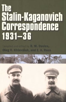 Book cover of The Stalin-Kaganovich Correspondence, 1931-36