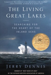 Book cover of The Living Great Lakes: Searching for the Heart of the Inland Seas