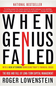 Book cover of When Genius Failed: The Rise and Fall of Long-Term Capital Management