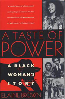 Book cover of A Taste of Power: A Black Woman's Story