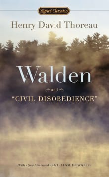 Book cover of Walden and Civil Disobedience