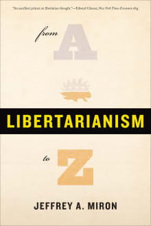 Book cover of Libertarianism, from A to Z