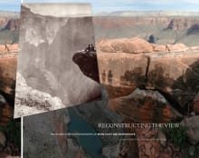 Book cover of Reconstructing the View: The Grand Canyon Photographs of Mark Klett and Byron Wolfe