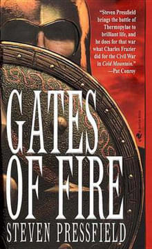 Book cover of Gates of Fire: An Epic Novel of the Battle of Thermopylae