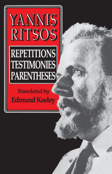 Book cover of Yannis Ritsos: Repetitions, Testimonies, Parentheses