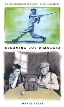 Book cover of Becoming Joe Dimaggio