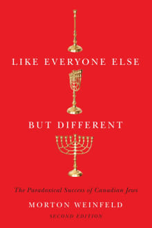 Book cover of Like Everyone Else but Different: The Paradoxical Success of Canadian Jews