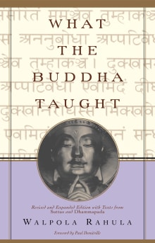 Book cover of What the Buddha Taught