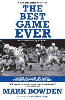 Book cover of The Best Game Ever: Giants vs. Colts, 1958, and the Birth of the Modern NFL