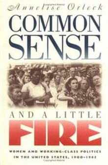 Book cover of Common Sense and a Little Fire: Women and Working-Class Politics in the United States, 1900-1965