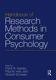 Book cover of Handbook of Research Methods in Consumer Psychology