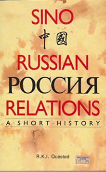 Book cover of Sino-Russian Relations