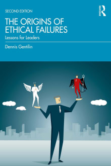 Book cover of The Origins of Ethical Failures: Lessons for Leaders