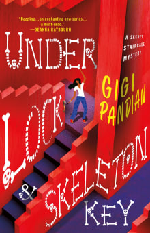 Book cover of Under Lock & Skeleton Key: A Secret Staircase Mystery