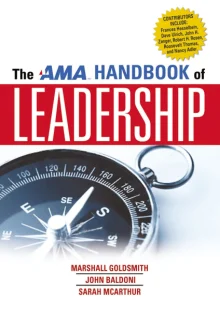 Book cover of The AMA Handbook of Leadership