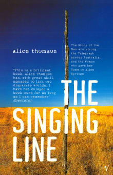 Book cover of The Singing Line