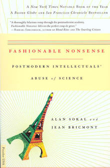 Book cover of Fashionable Nonsense: Postmodern Intellectuals' Abuse of Science