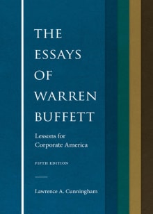 Book cover of The Essays of Warren Buffett: Lessons for Corporate America