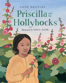 Book cover of Priscilla and the Hollyhocks