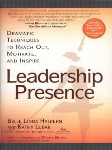 Book cover of Leadership Presence