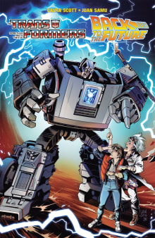 Book cover of Transformers/Back to the Future