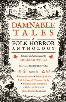 Book cover of Damnable Tales: A Folk Horror Anthology