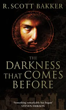 Book cover of The Darkness That Comes Before