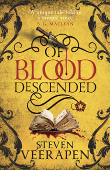 Book cover of Of Blood Descended: An Anthony Blanke Tudor Mystery
