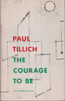 Book cover of The Courage to be