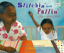 Book cover of Stitchin' and Pullin': A Gee's Bend Quilt