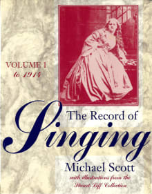 Book cover of The Record of Singing Vol. 1