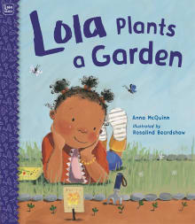 Book cover of Lola Plants a Garden