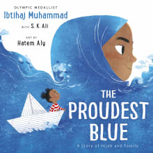 Book cover of The Proudest Blue