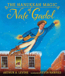 Book cover of The Hanukkah Magic of Nate Gadol