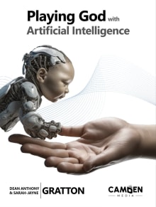 Book cover of Playing God with Artificial Intelligence