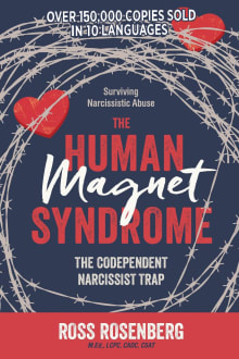 Book cover of The Human Magnet Syndrome: The Codependent Narcissist Trap