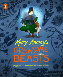 Book cover of Mary Anning's Grewsome Beasts