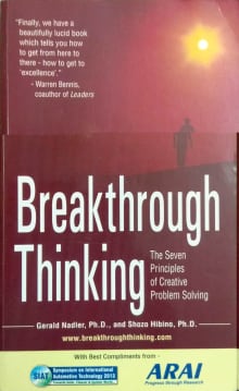 Book cover of Breakthrough Thinking: The Seven Principles of Creative Problem Solving