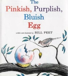 Book cover of The Pinkish, Purplish, Bluish Egg