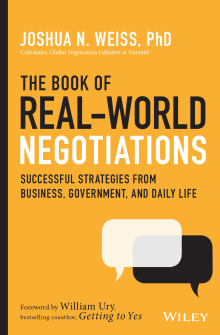 Book cover of The Book of Real-World Negotiations: Successful Strategies from Business, Government, and Daily Life