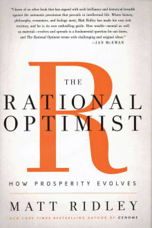 Book cover of The Rational Optimist: How Prosperity Evolves