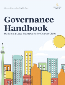 Book cover of Governance Handbook: Building a Legal Framework for Charter Cities