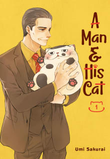 Book cover of A Man and His Cat