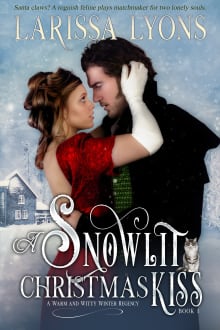 Book cover of A Snowlit Christmas Kiss: A Warm and Witty Winter Regency