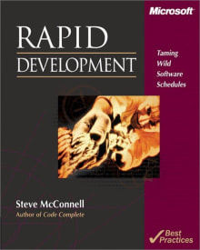 Book cover of Rapid Development: Taming Wild Software Schedules