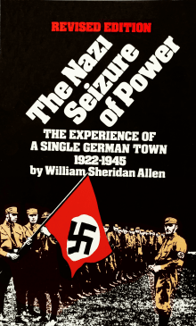 Book cover of The Nazi Seizure of Power: The Experience of a Single German Town, 1922-1945